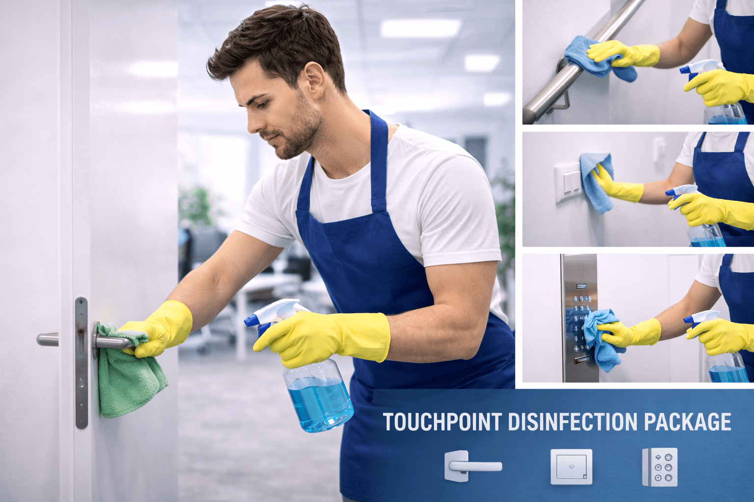 Touchpoint-Desinfektionspaket